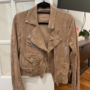 BLANKNYC Suede Moto Jacket